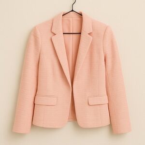 Calvin Klein Pink Tweed Tailored Blazer